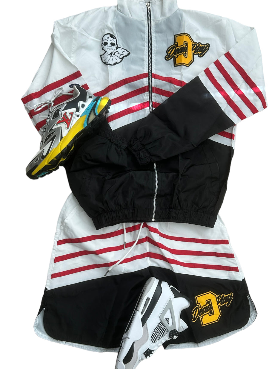 WINDBREAKER SHORT SET BLACK