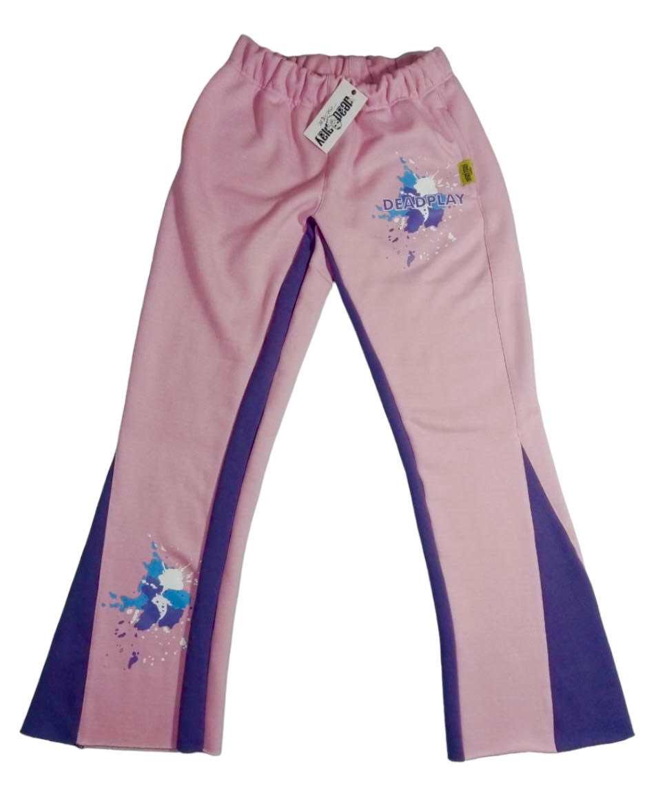 PINK FLARE PANTS