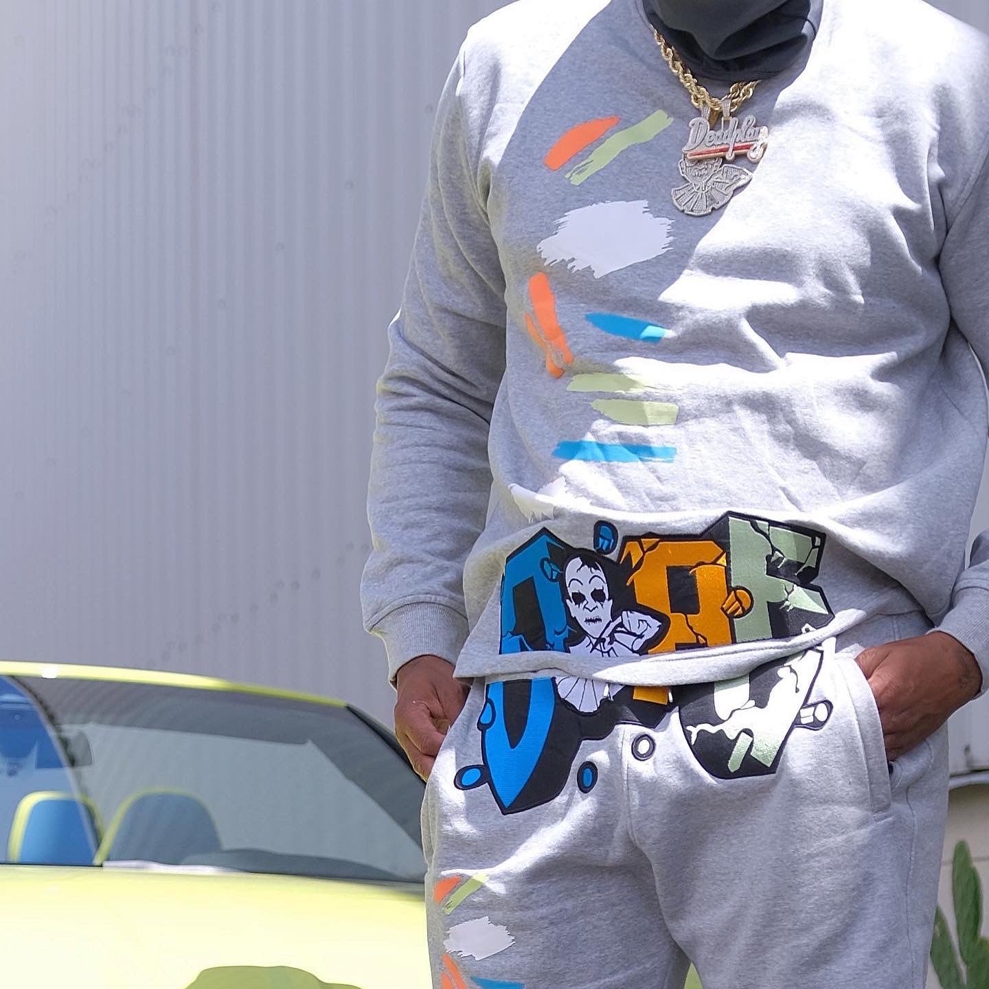 WAVE RUNNER CREWNECK GREY