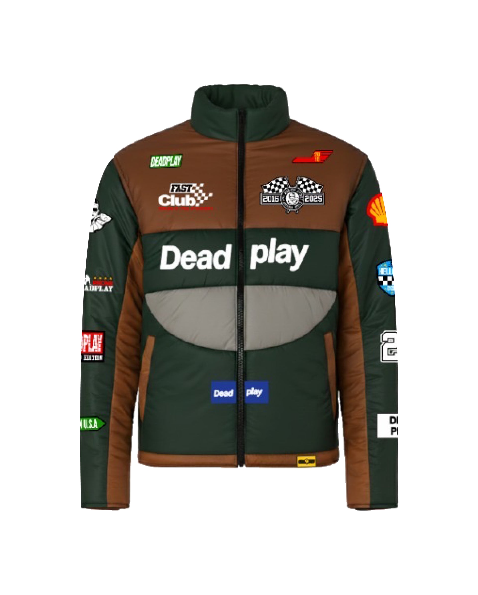 Bubble Jacket GREEN/BROWN