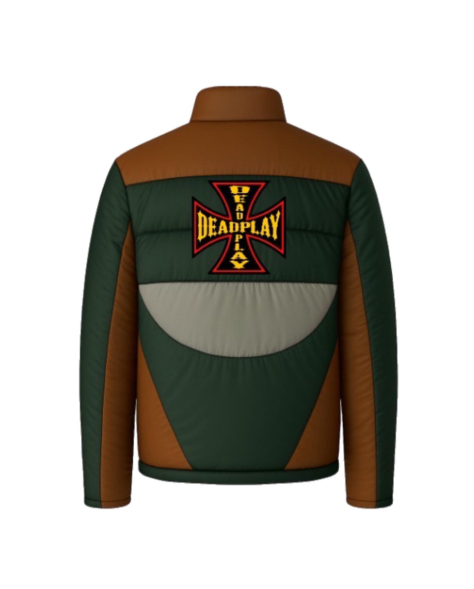 Bubble Jacket GREEN/BROWN