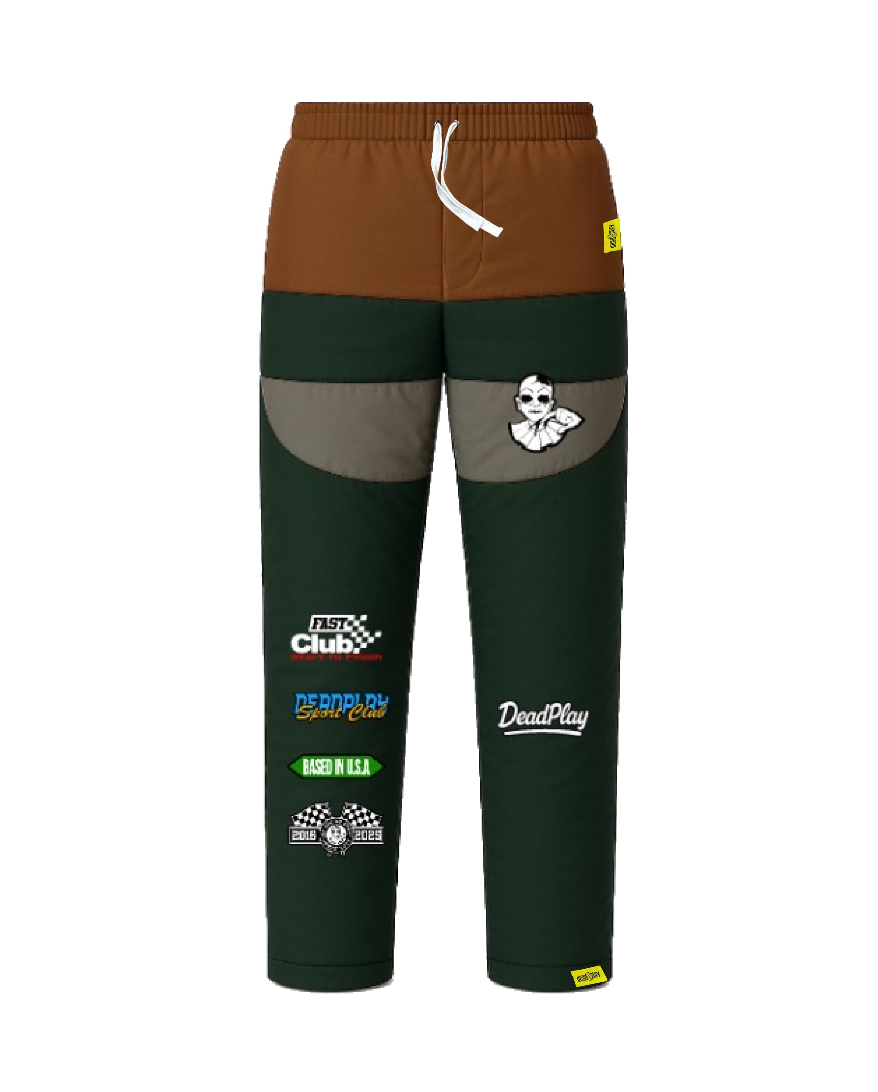 Bubble Pants GREEN/BROWN