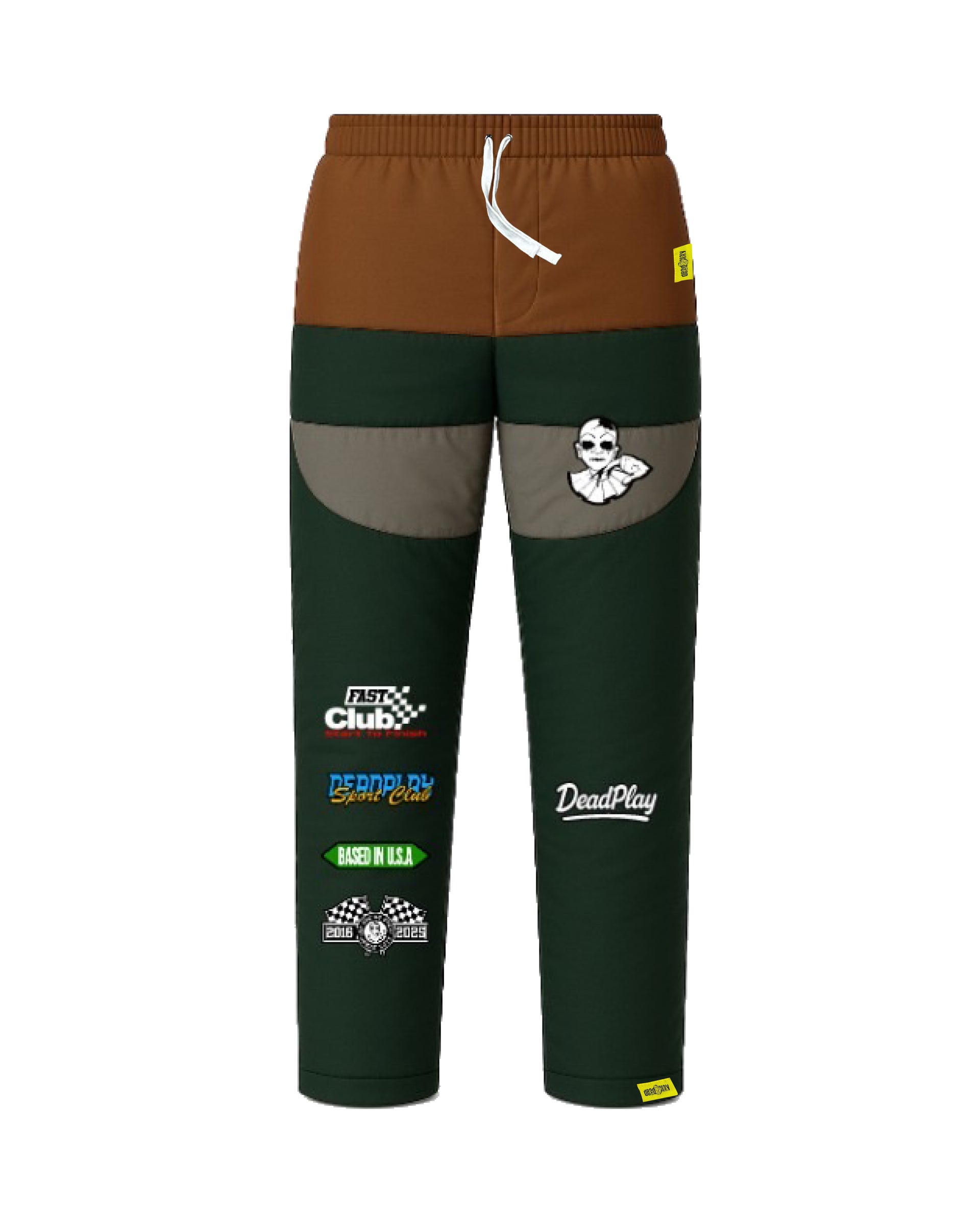 Bubble Pants GREEN/BROWN