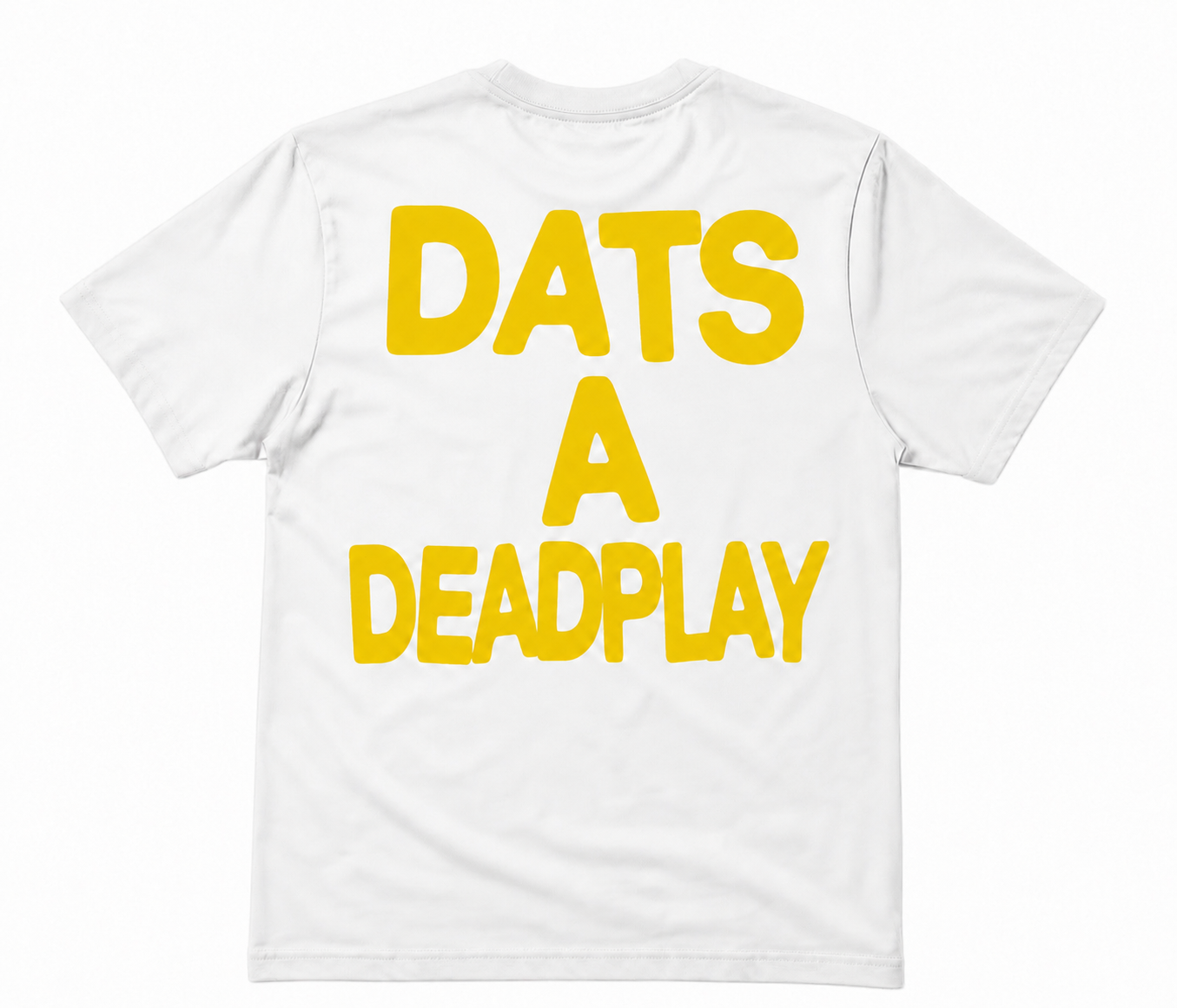BUBBLE PRINT TEE YELLOW
