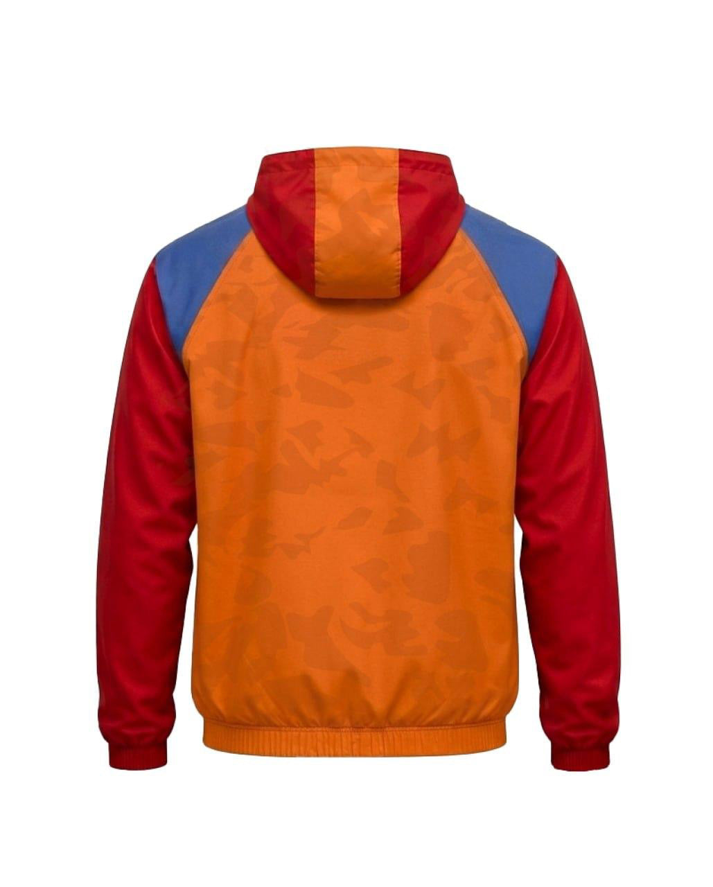 SS WINDBREAKER TOP - ORANGE/RED