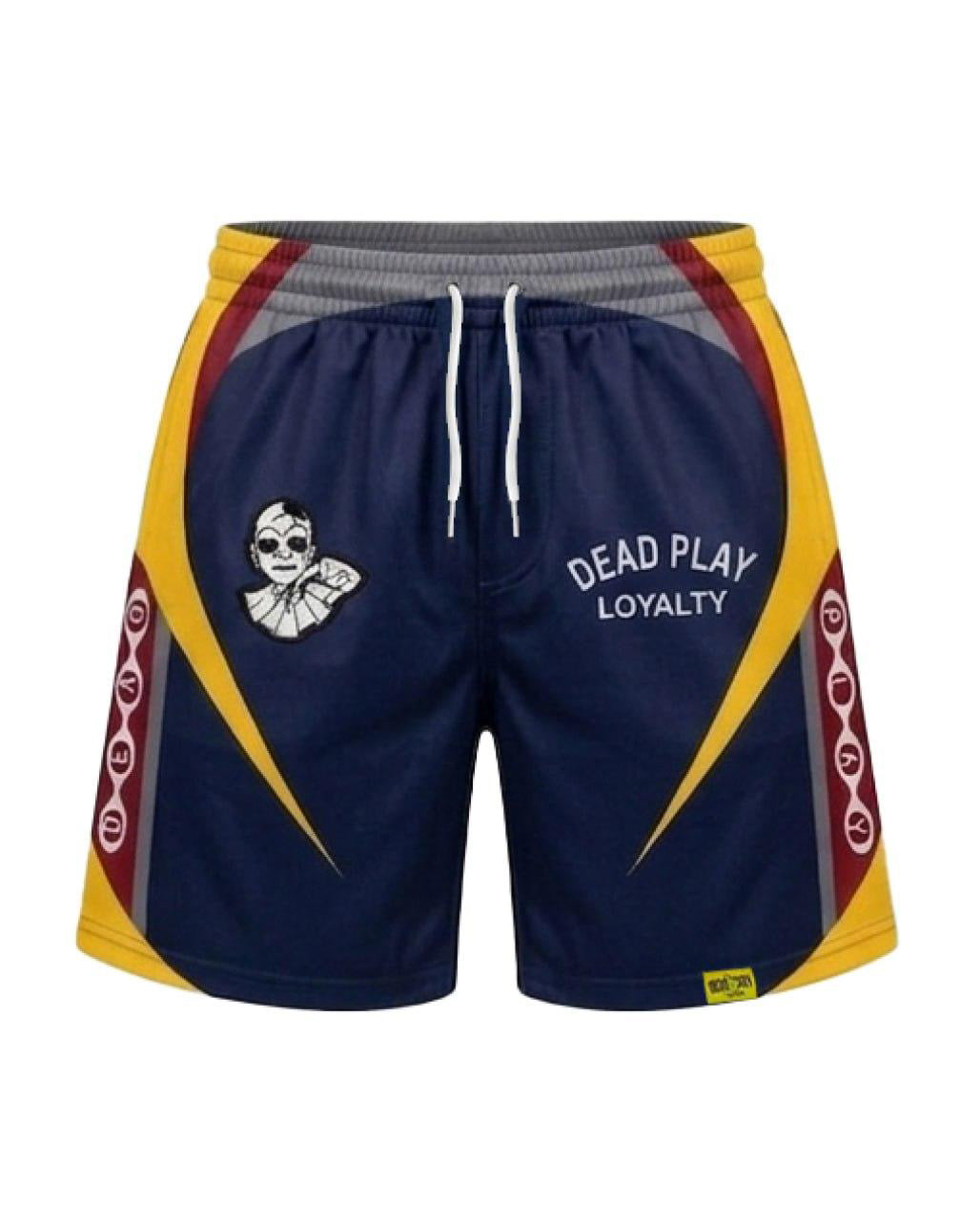 SS WINDBREAKER SHORTS- NAVY/YELLOW