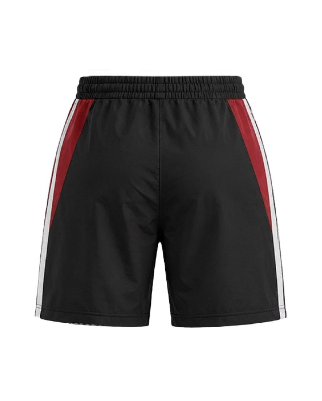 SS WINDBREAKER SHORTS-BLACK/RED