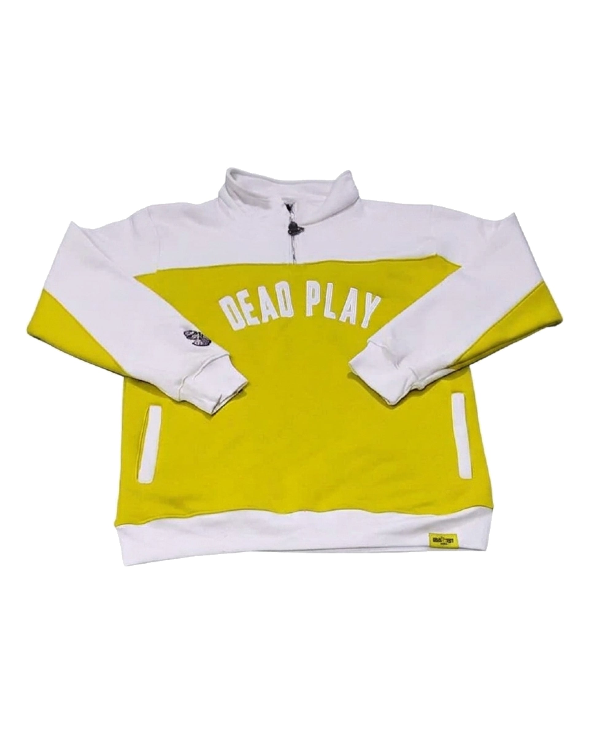 YELLOW QUARTER ZIP SS26