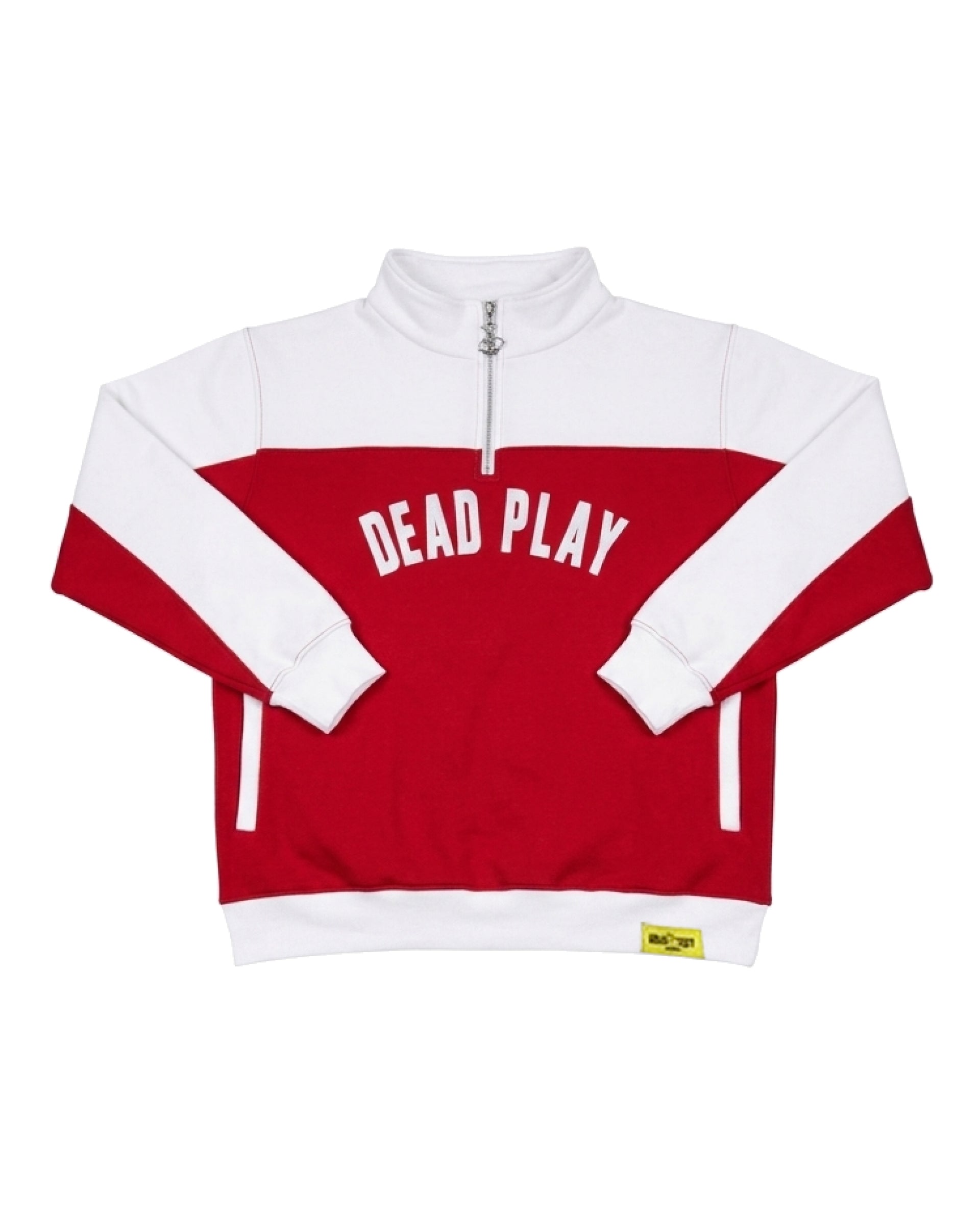 RED QUARTER ZIP SS26