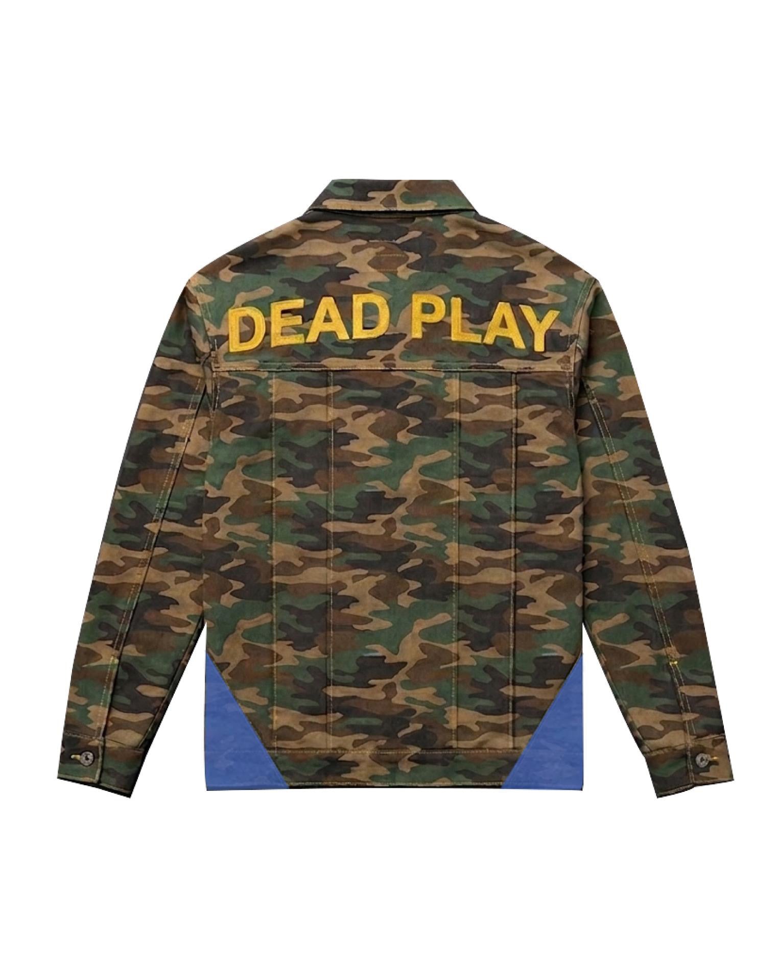 CAMO/JEAN CUT JACKET