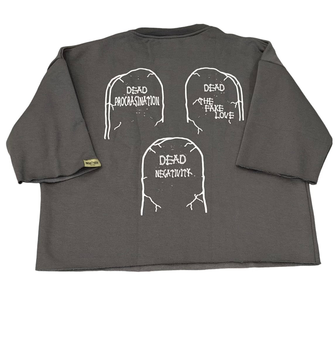 SCARY GREY OVERSIZED SHIRT