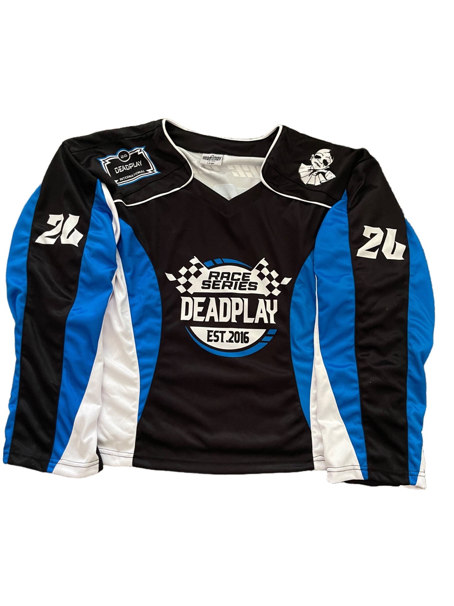 BLUE/BLACK DIRT BIKE JERSEYS