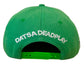 BIG LOGO GREEN 4 sided Embroidery SNAPBACK