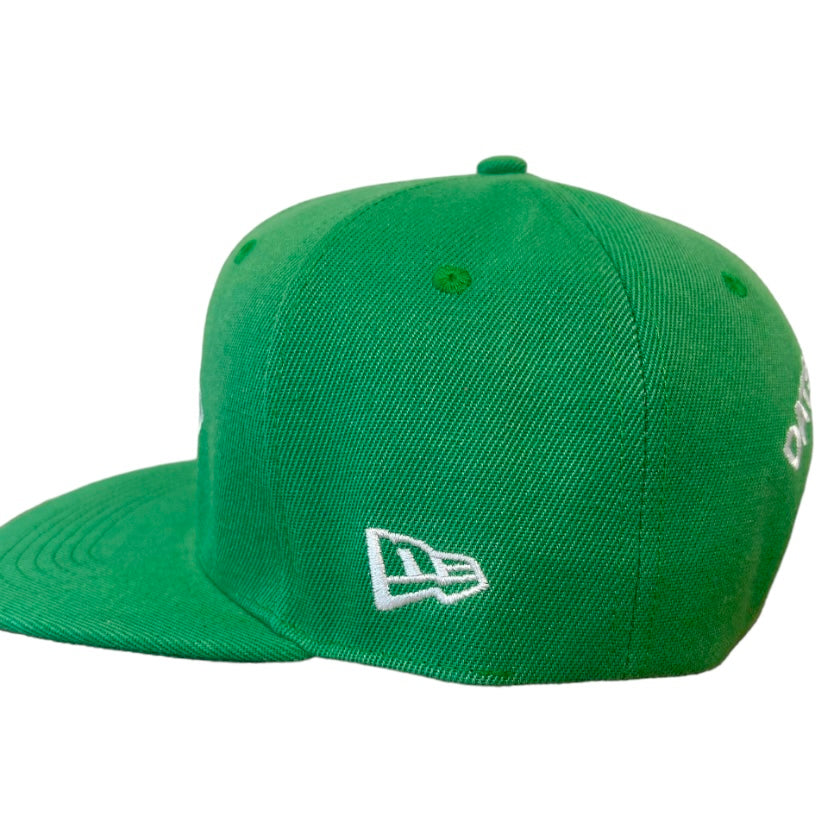 BIG LOGO GREEN 4 sided Embroidery SNAPBACK