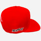 BIG LOGO RED 4 sided Embroidery SNAPBACK