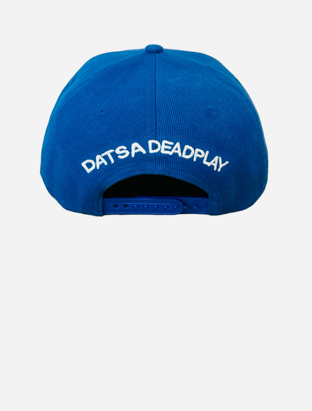 BIG LOGO BLUE 4 sided Embroidery SNAPBACK