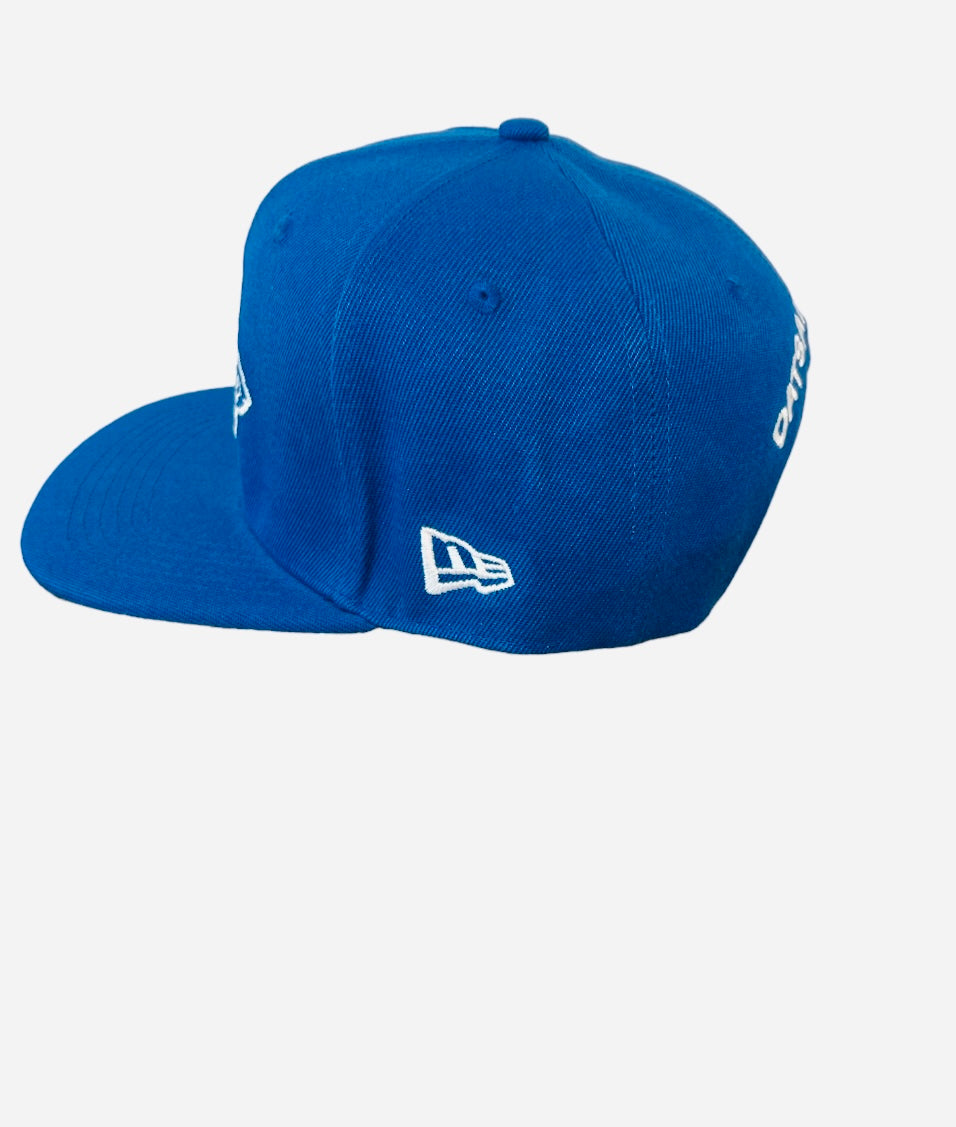 BIG LOGO BLUE 4 sided Embroidery SNAPBACK