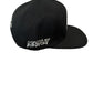 BIG LOGO BLACK 4 sided Embroidery SNAPBACK