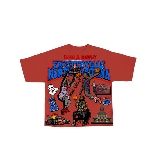 DSJ x DPE Collab Red T-Shirt