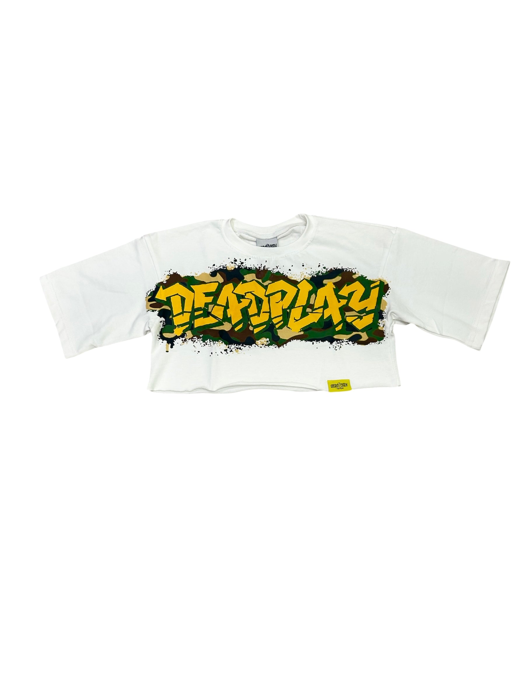 FEMALE CAMO  GRAFFITI CUT OFF