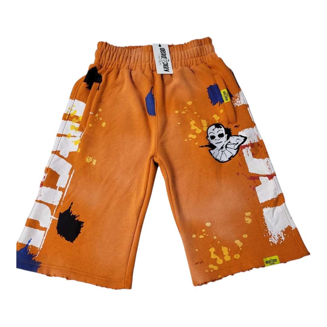 GRAFITTI ORANGE JORTS