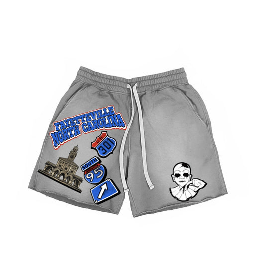 Fayettnam  Grey Summer DPE Shorts