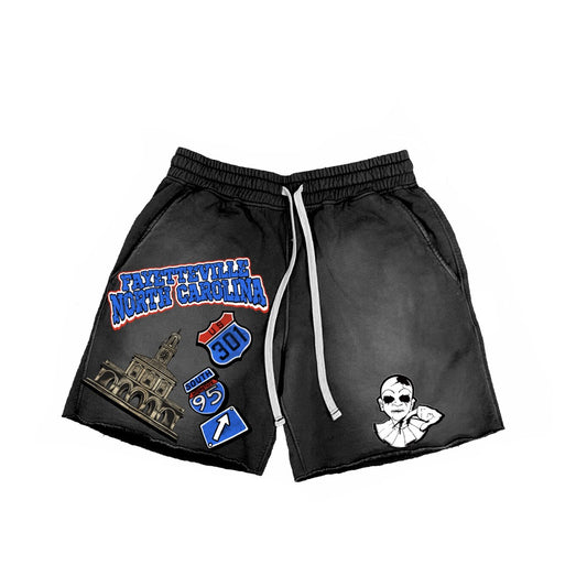 Fayettnam  BLACK Summer DPE Shorts