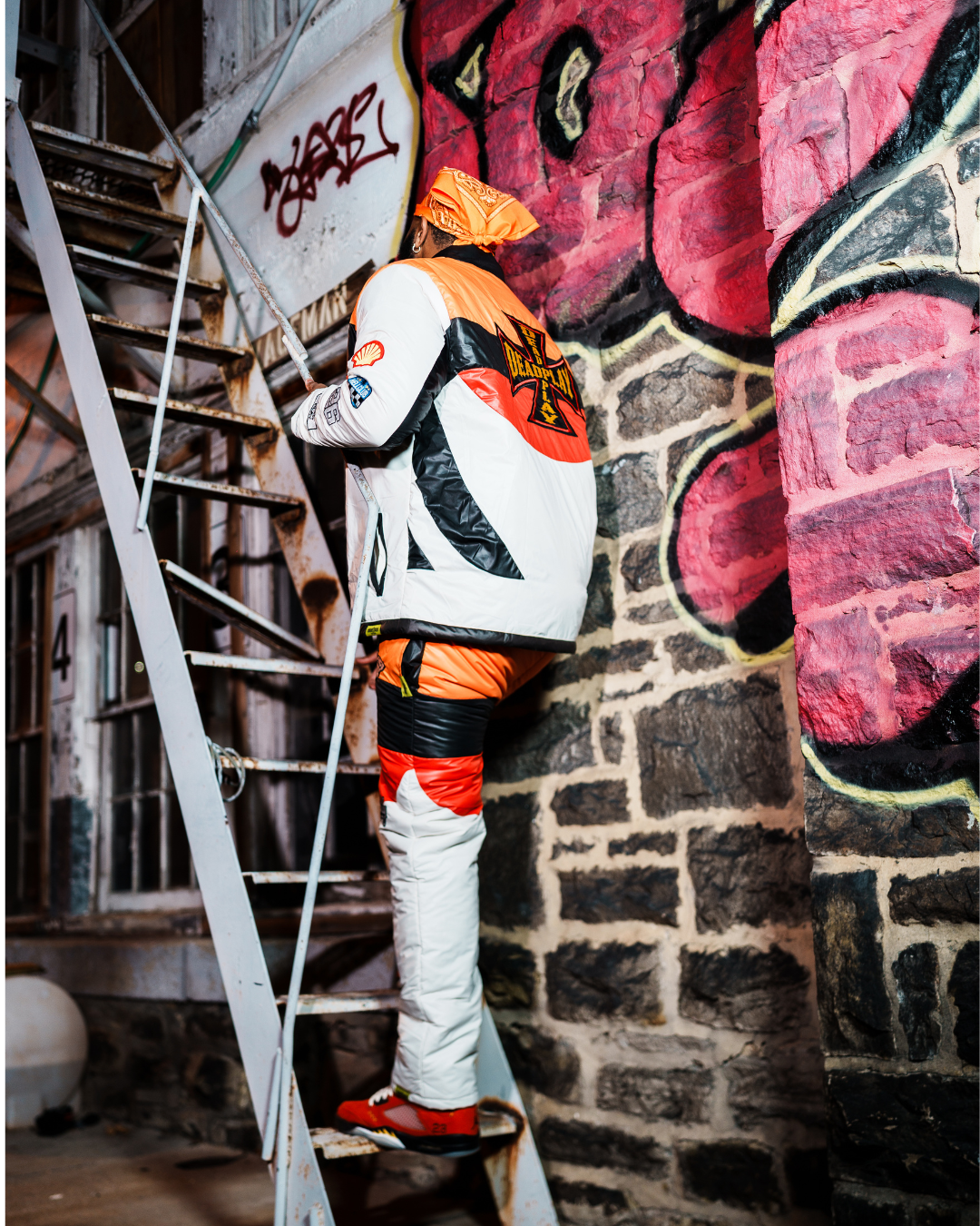 Bubble Pants ORANGE/RED