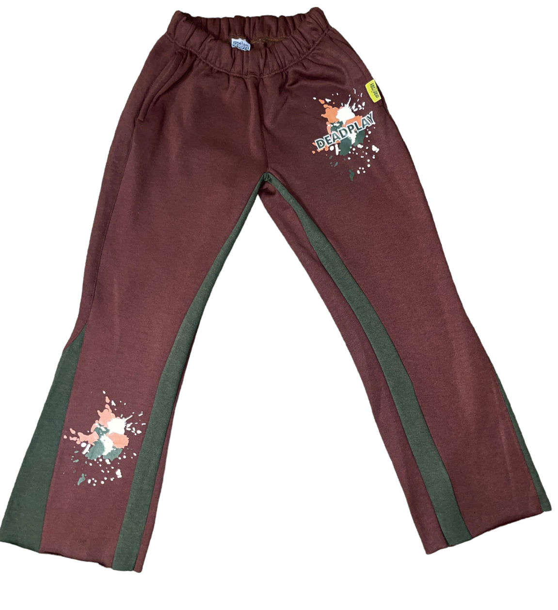 FLARE PANTS BROWN/ GREEN